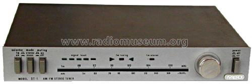 AM/FM Stereo Tuner ST-1; MBO Schmidt & (ID = 415636) Radio