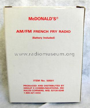 AM/FM French Fry Radio 50501; McDonald; HongKong (ID = 1401442) Radio