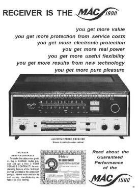 MAC 1900 ; McIntosh Audio (ID = 2808379) Radio