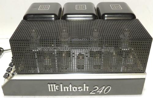 Stereo Power Amplifier MC240 2P629; McIntosh Audio (ID = 3040193) Ampl/Mixer