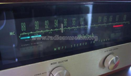 MR-71; McIntosh Audio (ID = 445578) Radio