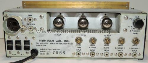 Record Compensator C-8; McIntosh Audio (ID = 1833655) Ampl/Mixer