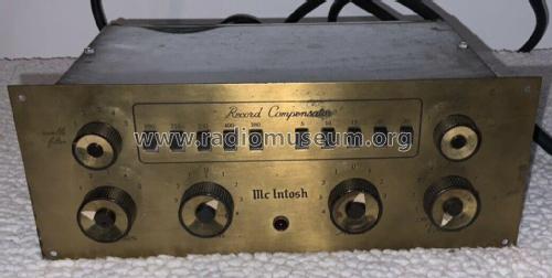 Record Compensator C-8; McIntosh Audio (ID = 2724921) Ampl/Mixer