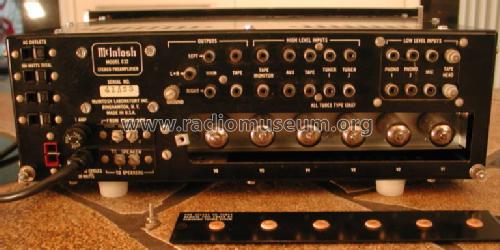 Stereophonic Preamplifier C22; McIntosh Audio (ID = 531273) Ampl/Mixer