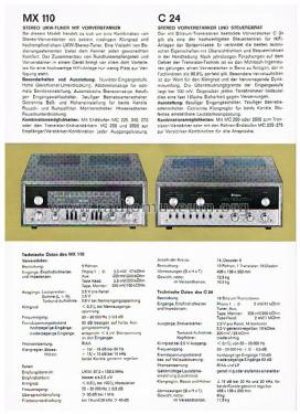 Stereophonic Tuner Preamplifier MX 110; McIntosh Audio (ID = 2808302) Radio