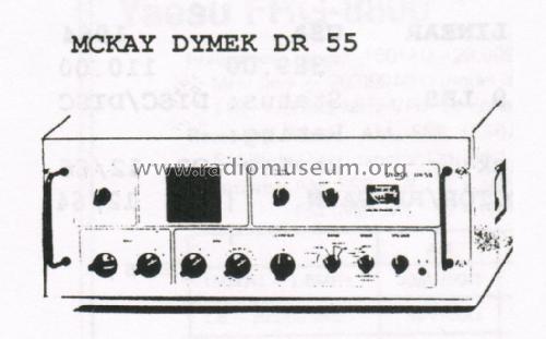 HF Receiver DR 55; McKay Dymek Company; (ID = 2954709) Commercial Re