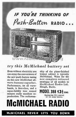 388; McMichael Radio Ltd. (ID = 1510721) Radio