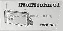 M114; McMichael Radio Ltd. (ID = 1196031) Radio