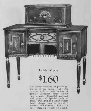 Tel-O-Air Table Cabinet ; McMillan Radio Corp. (ID = 2418839) Radio