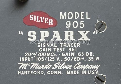 Signal Tracer 'SPARX' 905; McMurdo Silver Co., (ID = 3070817) Equipment