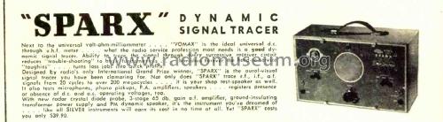 Signal Tracer 'SPARX' 905; McMurdo Silver Co., (ID = 3071043) Equipment