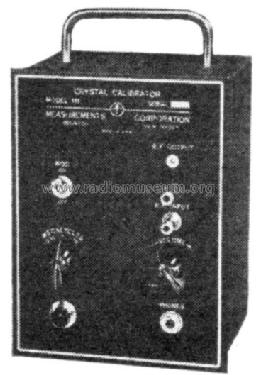 Crystal Calibrator 111; Measurements (ID = 322451) Equipment