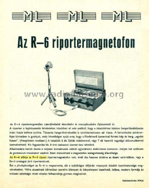 Riportermagnetofon R-5; Mechanikai (ID = 894374) Enrég.-R