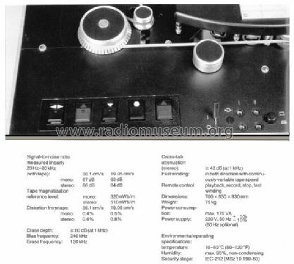 Studio Magnetofon STM-600-02; Mechanikai (ID = 750373) Reg-Riprod