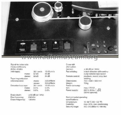 Studio Magnetofon STM-610-01; Mechanikai (ID = 750420) R-Player