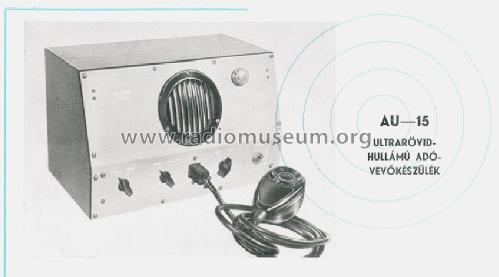 Transceiver AU-15; Mechanikai (ID = 614784) Commercial TRX