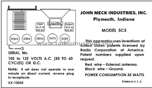 5C5 Trail Blazer; Meck, John, (ID = 2968773) Radio