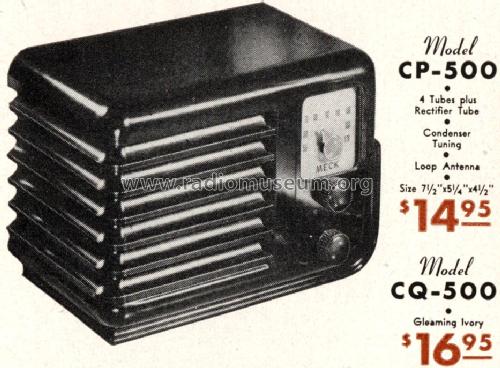 CP-500 ; Meck, John, (ID = 1660337) Radio