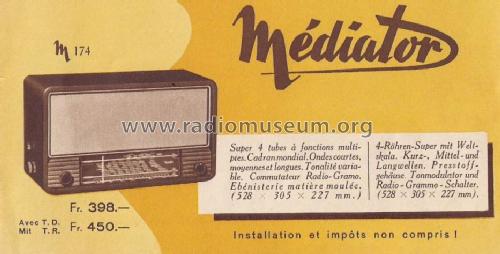 M174AT ; Mediator; La Chaux- (ID = 1144112) Radio