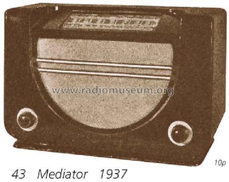 M43U ohne Kurzwelle; Mediator; La Chaux- (ID = 711427) Radio