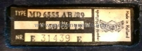Koffer-Radio MD6555AB; Mediator; La Chaux- (ID = 2512139) Radio