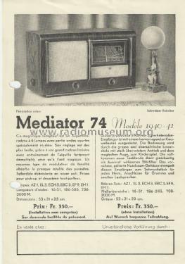 M74A; Mediator; La Chaux- (ID = 1141517) Radio