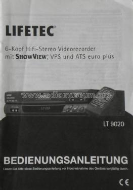 Lifetec, 6-Kopf HiFi-Stereo Videorecorder LT 9020; Medion; Essen (ID = 2448098) Enrég.-R