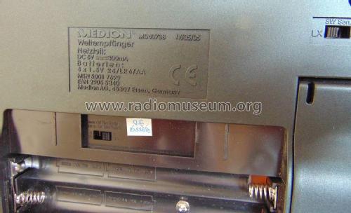 Weltempfänger - 160 Memory MD40738; Medion; Essen (ID = 2753049) Radio