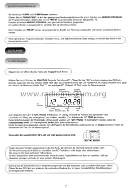 Tevion 3-D Surround Portable CD Stereo Radio Cassette Recorder MD4144; Medion; Essen (ID = 2646956) Radio