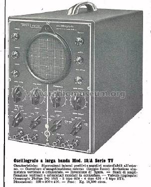 Oscillografo, serie TV 18/A; Mega Radio Mega (ID = 1678824) Equipment