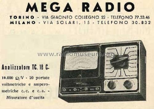 Analizzatore TC 18 C; Mega Radio Mega (ID = 3061858) Equipment