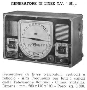 Generatore di Linee TV 101; Mega Radio Mega (ID = 2819331) Equipment