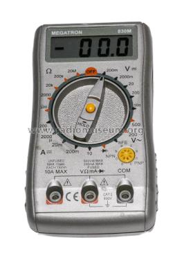 Digital Multimeter 830M; Megatron do Brasil (ID = 2853245) Ausrüstung