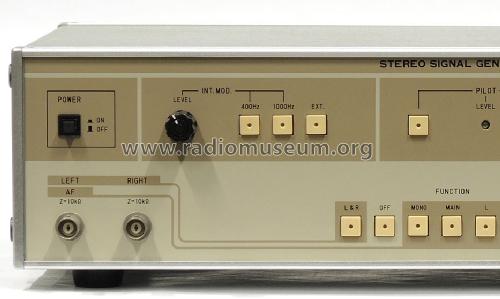 Stereo Signal Generator MSG-2101; Meguro Electronics (ID = 1415639) Equipment