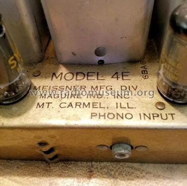 4E AM-TRF Tuner; Meissner Mfg. Div., (ID = 3045966) Radio