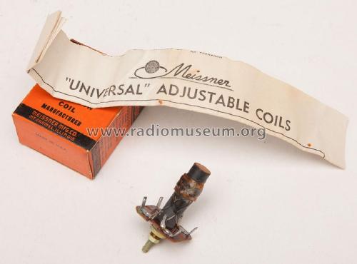 Adjustable Osc. Coil 14-1028; Meissner Mfg. Div., (ID = 1791993) Radio part