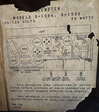 Brewster 9-1084; Meissner Mfg. Div., (ID = 3098547) Radio