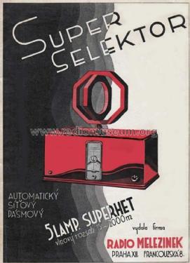 Superselektor 5; Melezinek, Praha (ID = 3040051) Kit