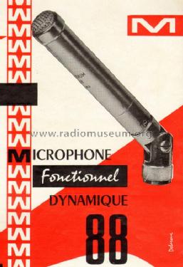 Microphone 88; Melodium; Paris (ID = 523652) Microfono/PU