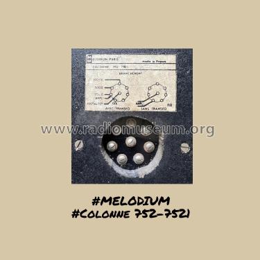 Colonne 752-7521; Melodium; Paris (ID = 2765140) Altavoz-Au
