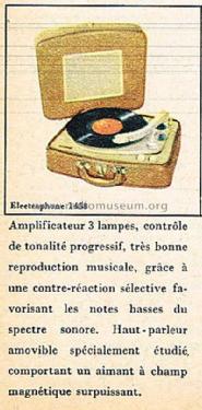 Électrophone 1458; Mélovox Itax, (ID = 2092069) R-Player