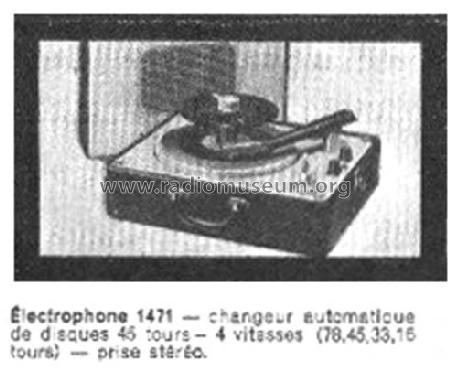 Électrophone 1471; Mélovox Itax, (ID = 2092081) R-Player