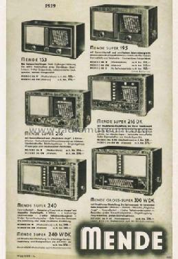 M153GW ; Mende - Radio H. (ID = 511) Radio