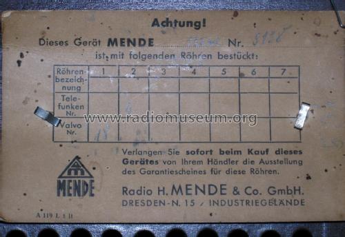 155 WL; Mende - Radio H. (ID = 2069823) Radio