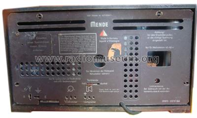 MS200-W ; Mende - Radio H. (ID = 859608) Radio