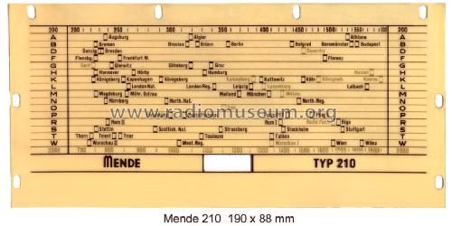 M210-G ; Mende - Radio H. (ID = 693607) Radio