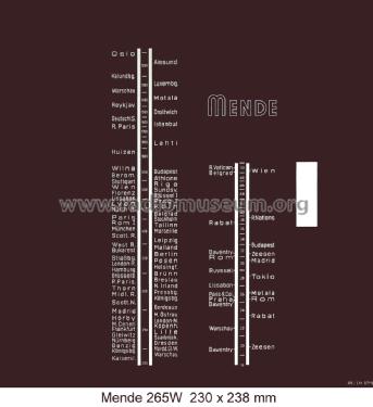 265W; Mende - Radio H. (ID = 1356532) Radio