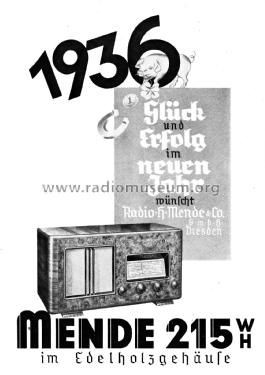 Geradeaus M215 ; Mende - Radio H. (ID = 3109578) Radio