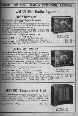 Lautsprecher L46; Mende - Radio H. (ID = 1503718) Lautspr.-K