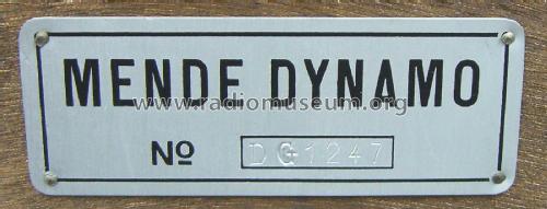 Dynamo DG; Mende - Radio H. (ID = 1925970) Parleur